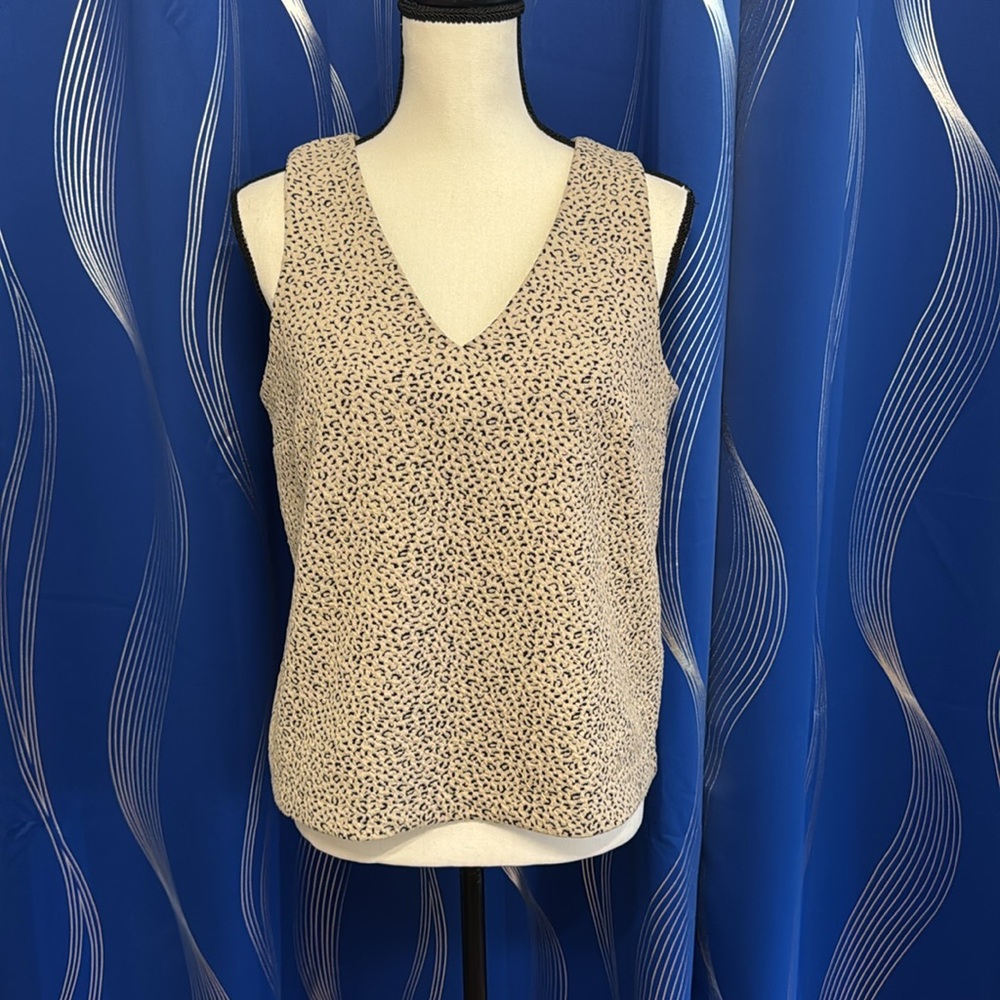 Banana Republic Leopard Print Sleeveless Top